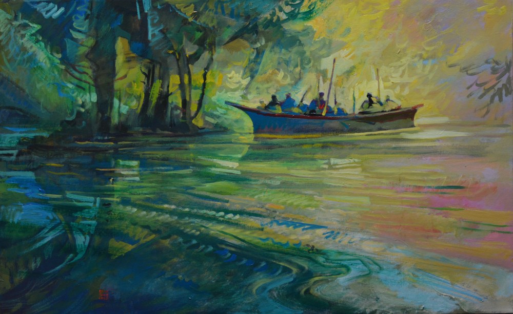 ES Northwest Passage ac on canvas 30X48